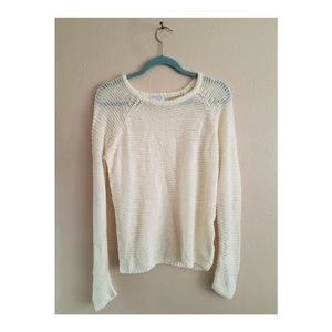 Cotton On cream white knit sweater